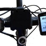 Here is my Garmin Edge 520 on my handlebars (on the right). It is slim, small, and very good looking
